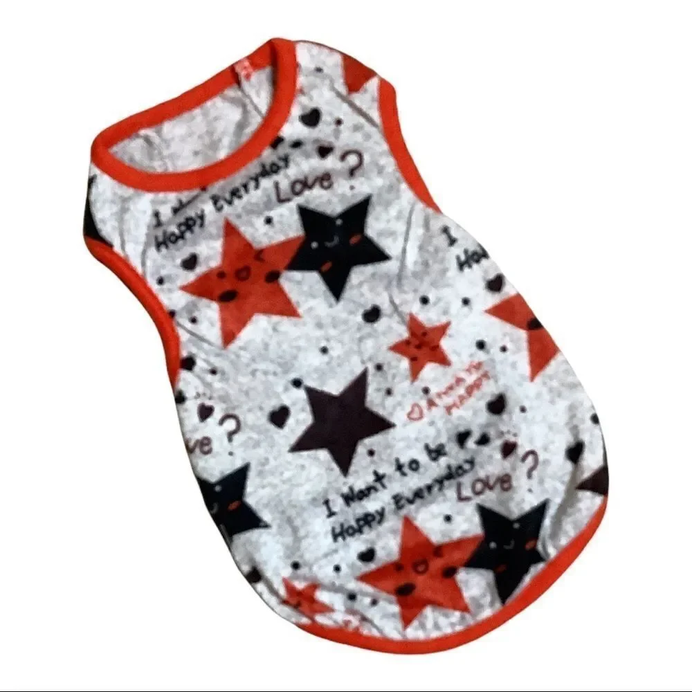 Jersey Star Dog Tank Shirt